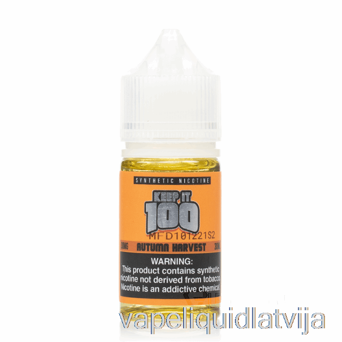 Rudens Ražas Sāļi - Paturiet To 100 E-šķidrums - 30ml 30mg Vape šķidrums